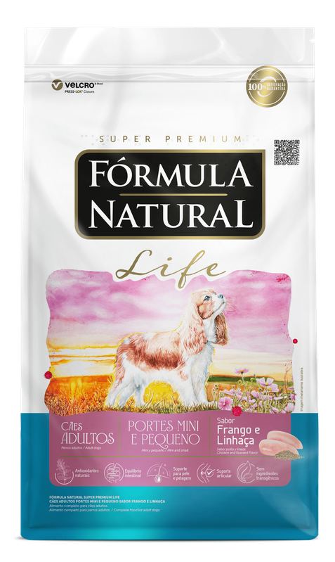 Fórmula Natural Life Adultos Mini e Pequeno 10kg