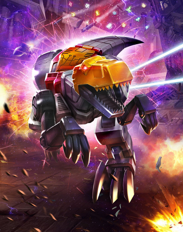Power-Of-The-Primes-Dinobot-Slash-Art