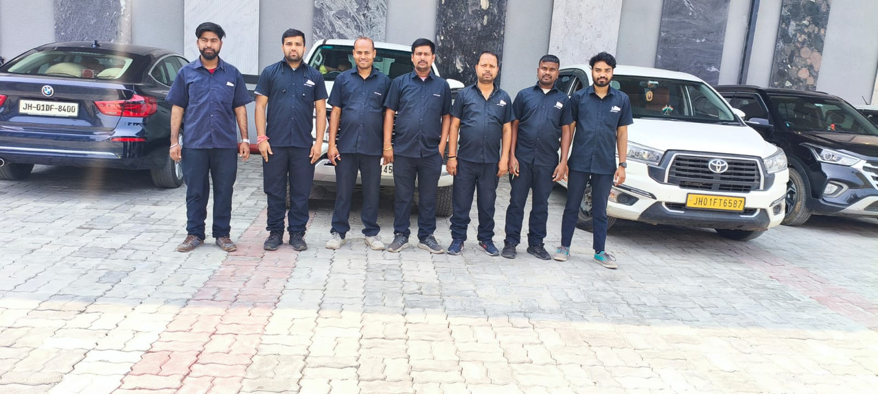 A.G Valet Team with Fleet Vehicles