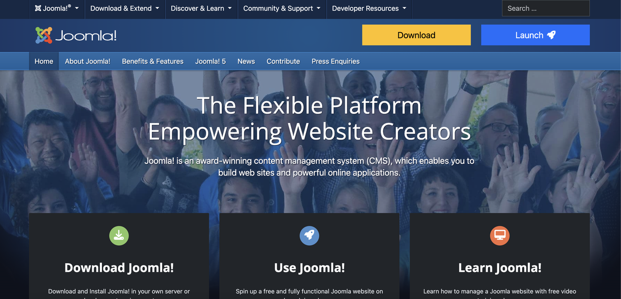 как установить joomla