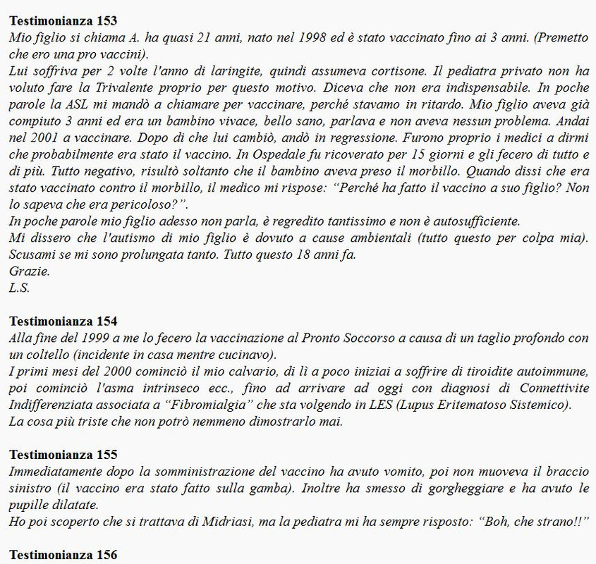 Il Danno nascosto - Oltre 500 testimoninaze (4)