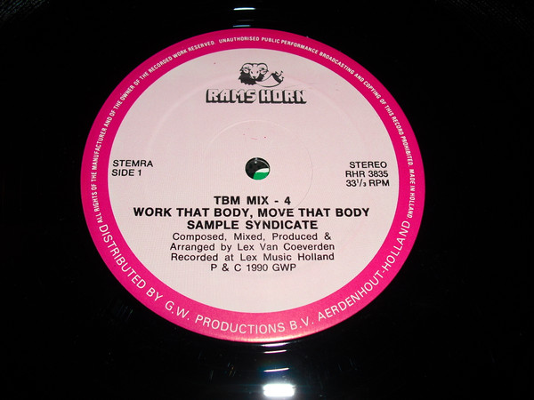 06/04/2023 - Sample Syndicate - TBM Mix 4 (Vinyl, 12, 33  RPM )(Rams Horn Records – RHR 3840)  1990 R-2911910-1487633484-6471