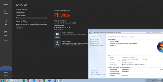 Microsoft Office Professional Plus Retail-VL Version 1908 (Build 11929.20254) (x86/x64) Multilang...