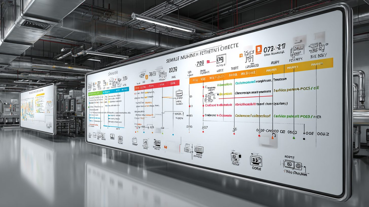 Пример графика обслуживания чиллера