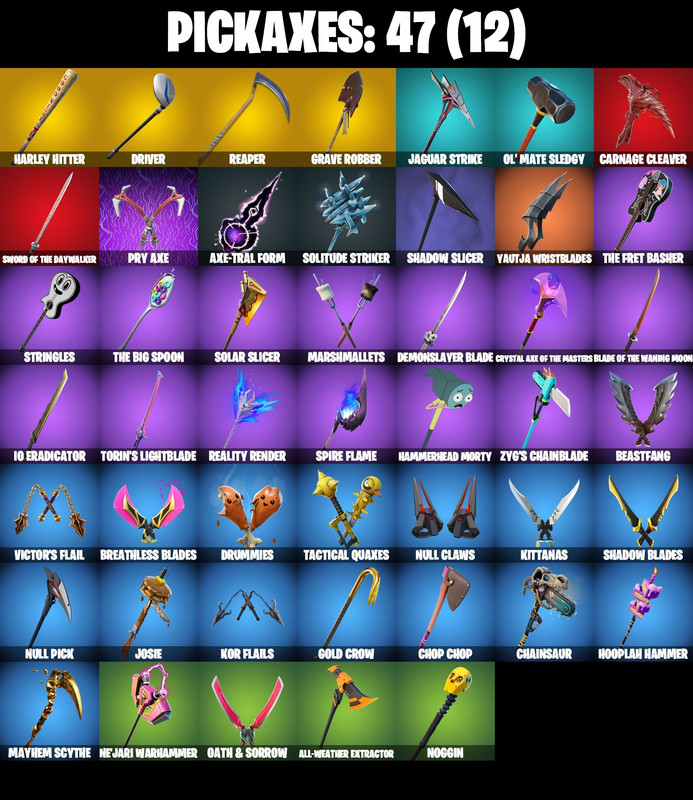 pickaxes comp