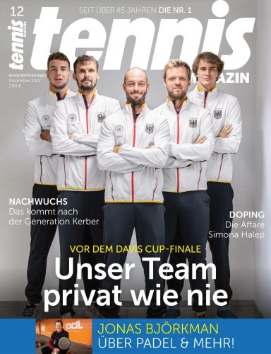 Cover: Tennis Magazin No 12 Dezember 2022