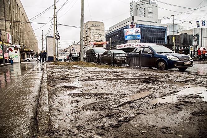 Грязь в москве