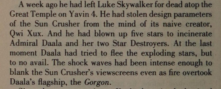 A Star Destroyer could survive supernovas (2)