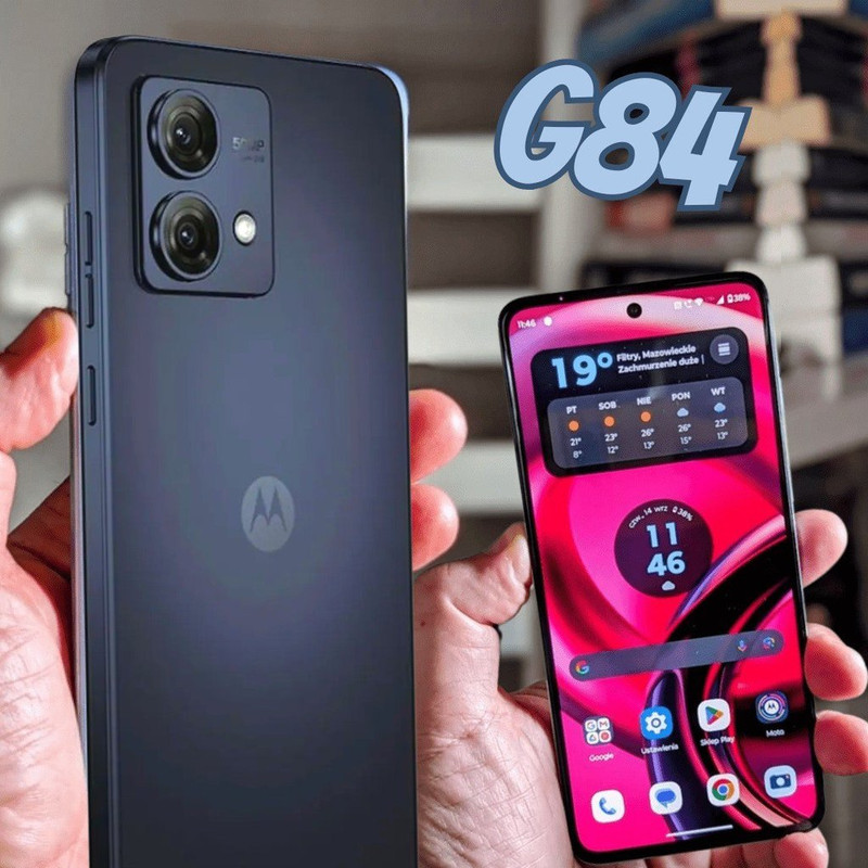 Smartphone Motorola Moto G84 5G 256GB 8GB RAM Câmera 50MP + 8MP Selfie 16MP 6.55″ Grafite