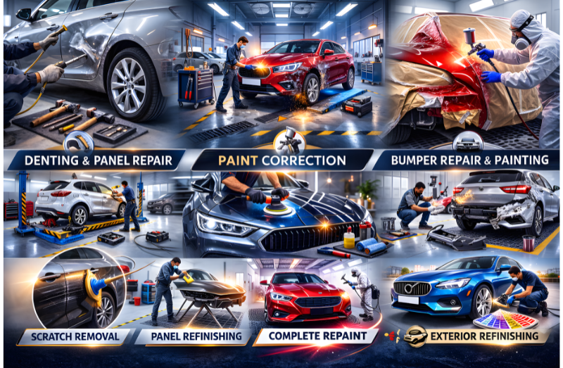 Our Full Body Repainting Process