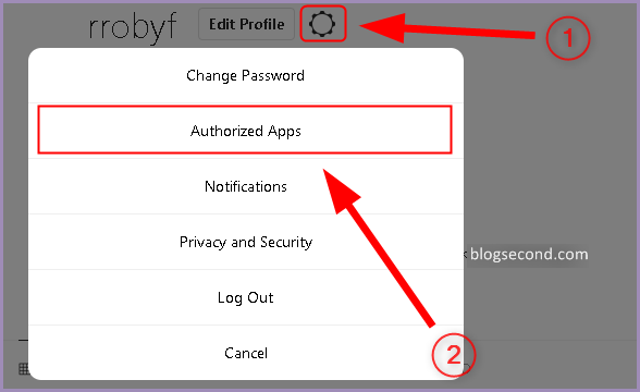 Menghapus Otorisasi Aplikasi Pihak Ketiga di Instagram