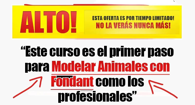 Este curso es el primer paso para modelar animales con fondant como los profesionales