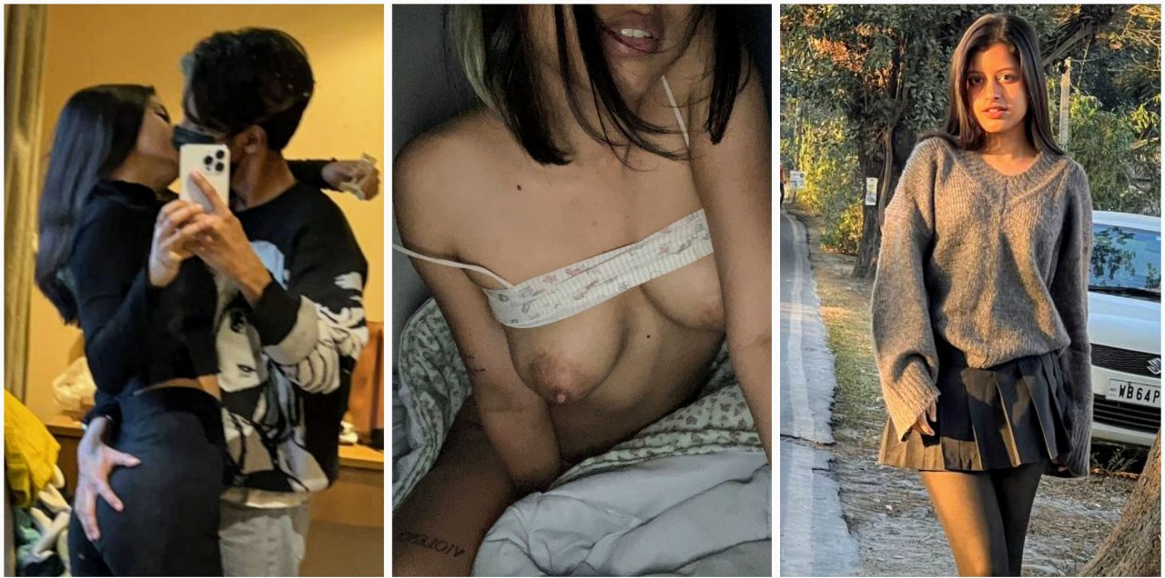 Hot desi girl with boyfriend teasing flashing her boobs nude