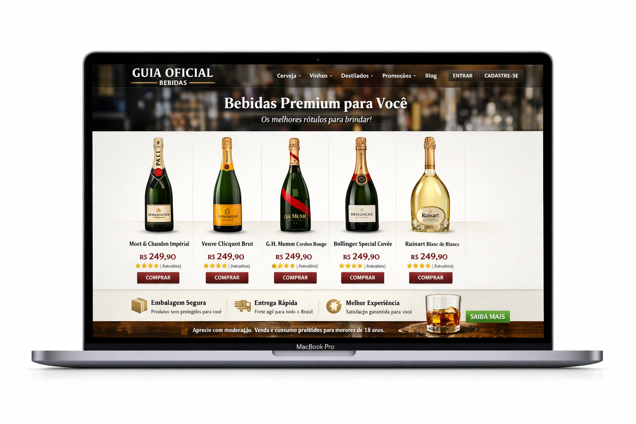 Preview do projeto Winely