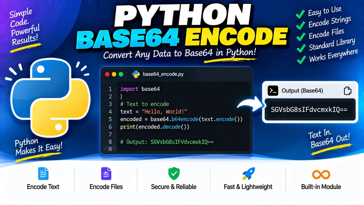 Free Python Base64 Encoder & Decoder Tool