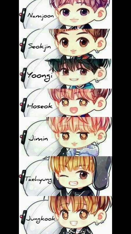 Chibi BTS Fanart (_≧▽≦)