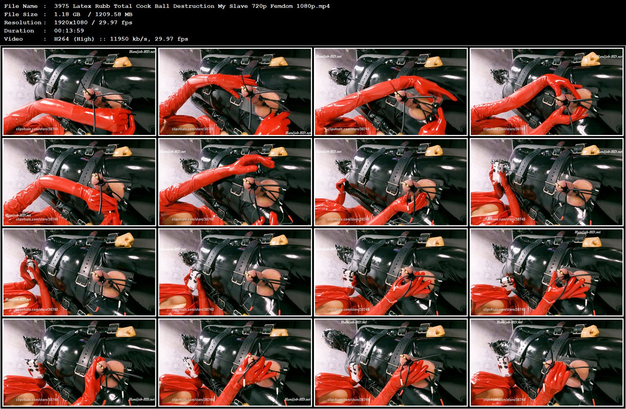 3975 Latex Rubb Total Cock Ball Destruction My Slave 720p Femdom 1080p mp4