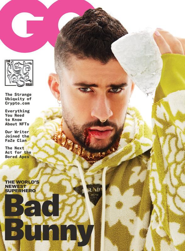 Bad Bunny derrocha sensualidad en atrevidas poses para la revista GQ