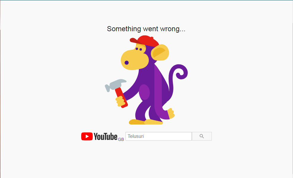 Layanan YouTube sempat mengalami down, Senin (14/12/2020) pukul 18.55 WIB.