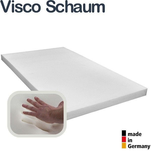 Viscoelastische Matratzenauflage m Bezug 80x190x5 NEU