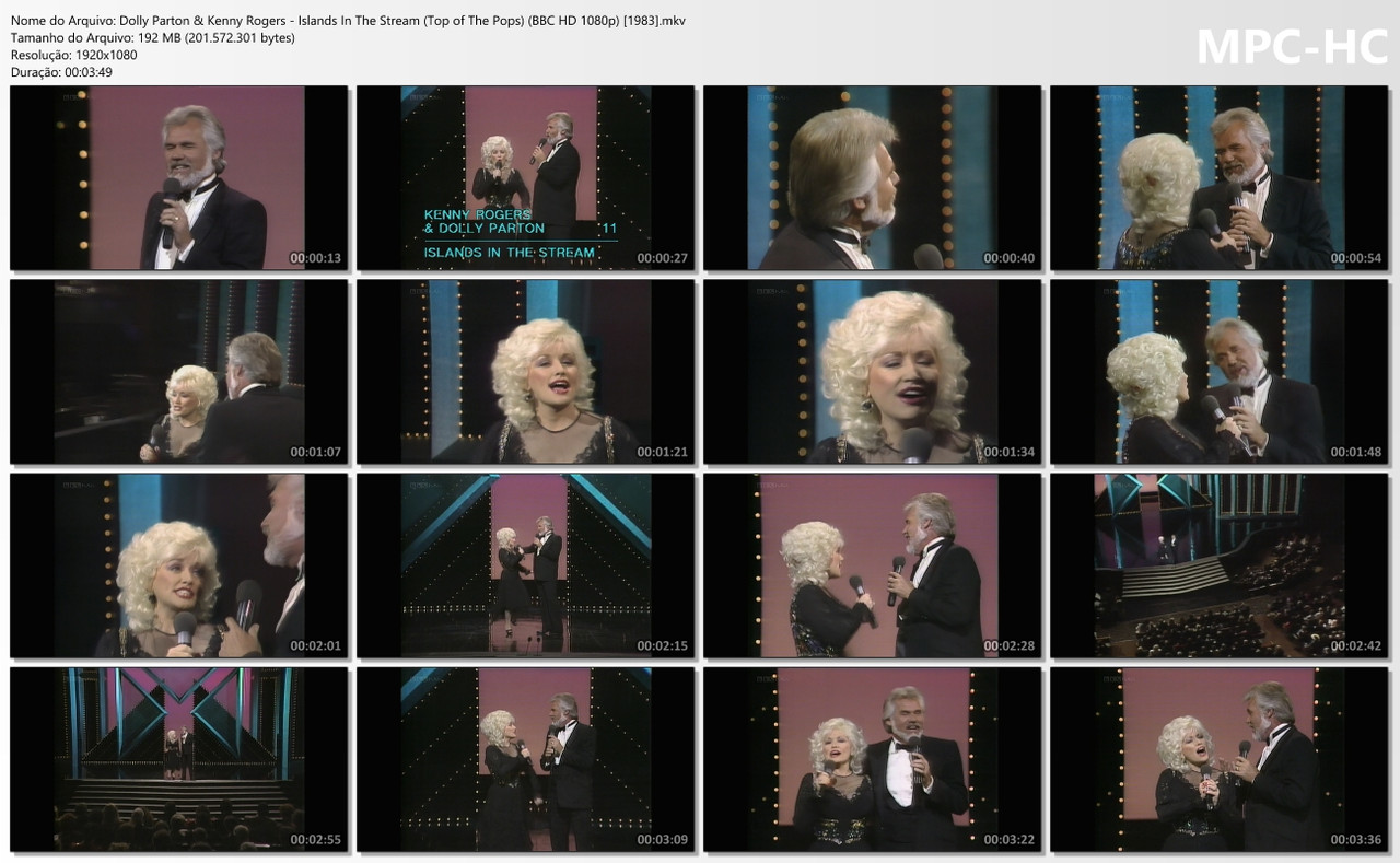 Dolly Parton & Kenny Rogers - Islands In The Stream (Top of The Pops) (BBC HD 1080p) [15.12.1983]