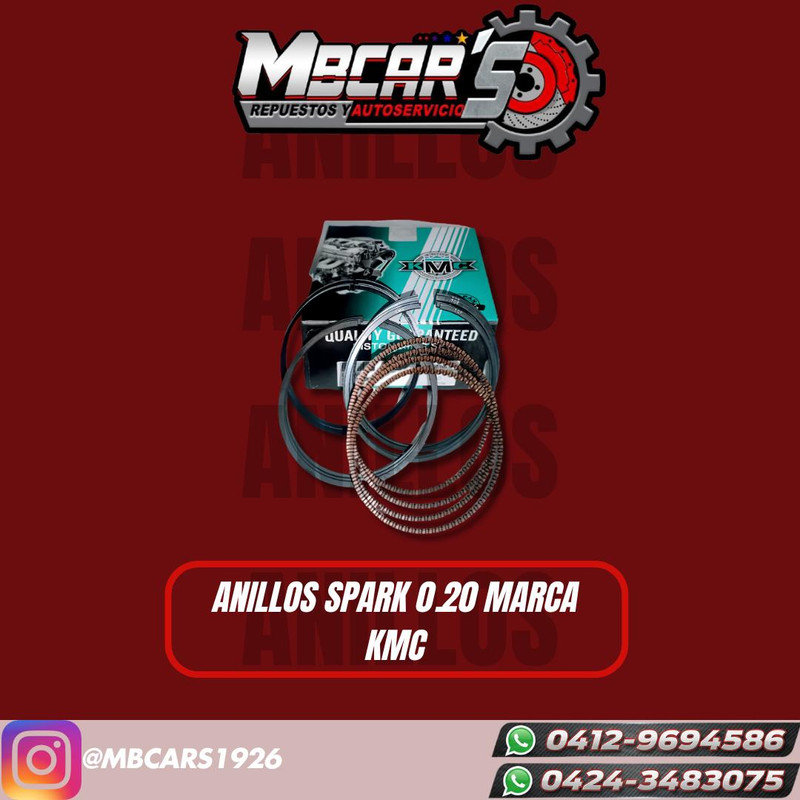 ANILLOS SPARK 0.20