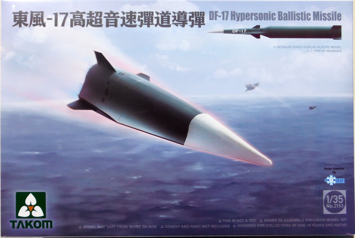 Takom 35 DF-17 Hypersonic Ballistic Missile (2153)