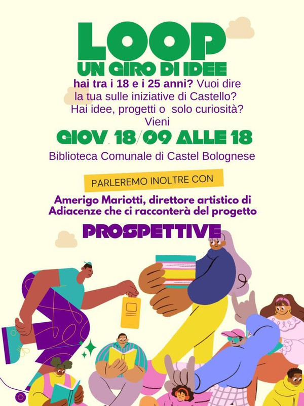 Giovedì 18 settembre un giro di idee per i giovani in biblioteca
