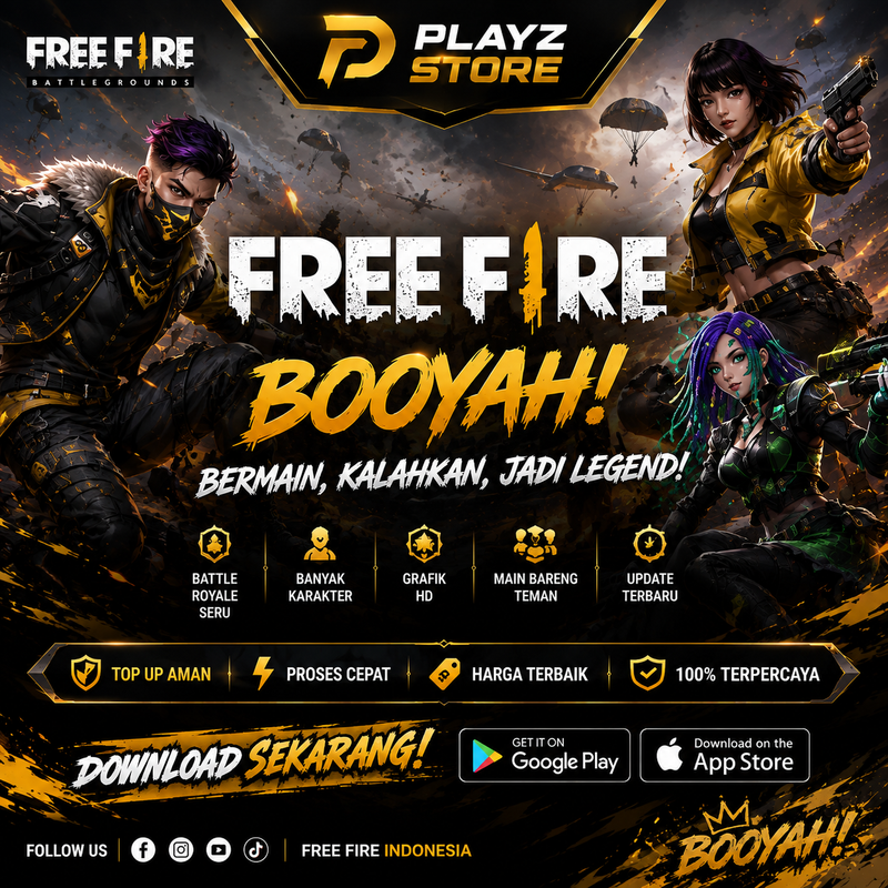 Top Up Free Fire - PLAYZSTORE