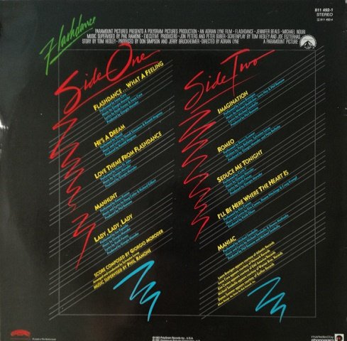 VA - Original Soundtrack From The Motion Picture: Flashdance (1983) [Vinyl Rip 1/5.64] DSD | DSF + MP3