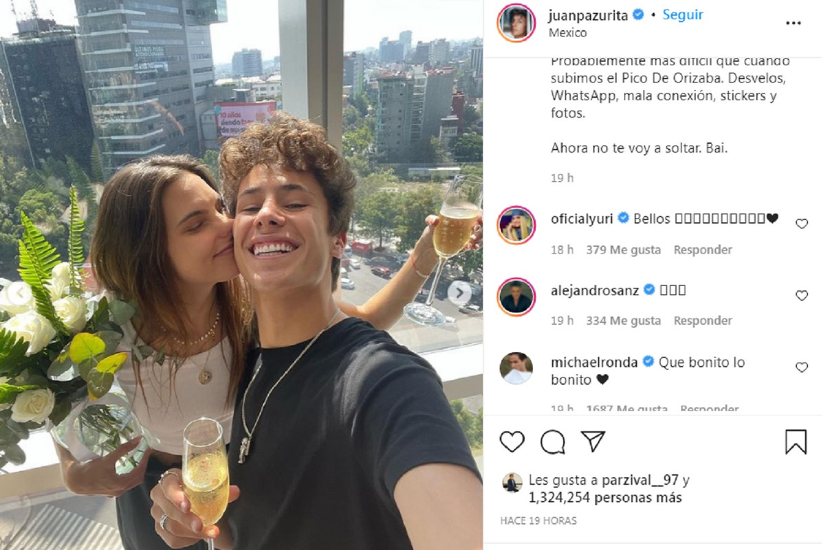 JuanPa Zurita se reencuentra con su novia y ella no puede dejar de llorar