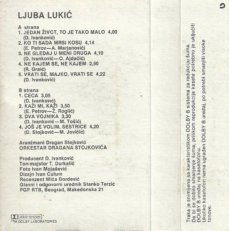 Ljuba Lukic - 1984 - Ne gledaj u meni druga - ka