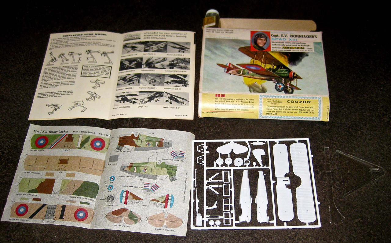 Renwal WWI Spad Guts