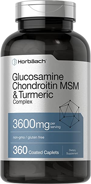 Glucosamine Chondroitin MSM & Turmeric Complex by Horbaach