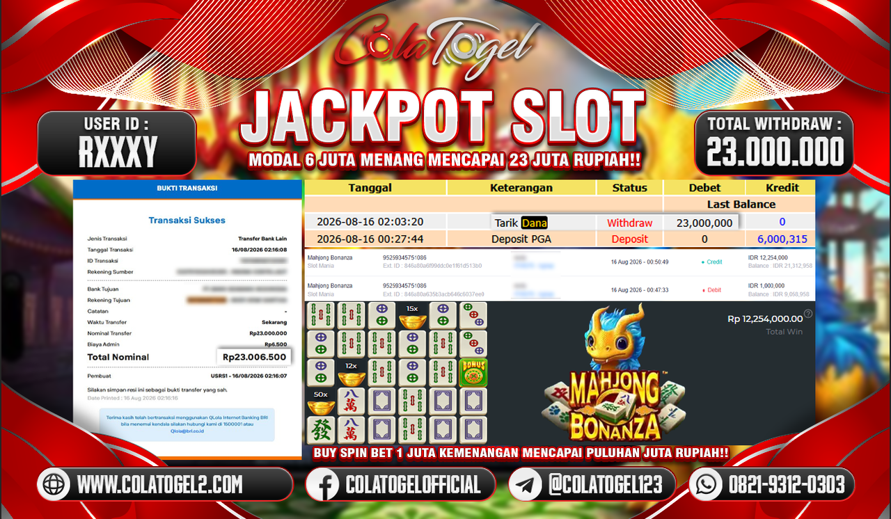 JACKPOT SLOT GACOR!!