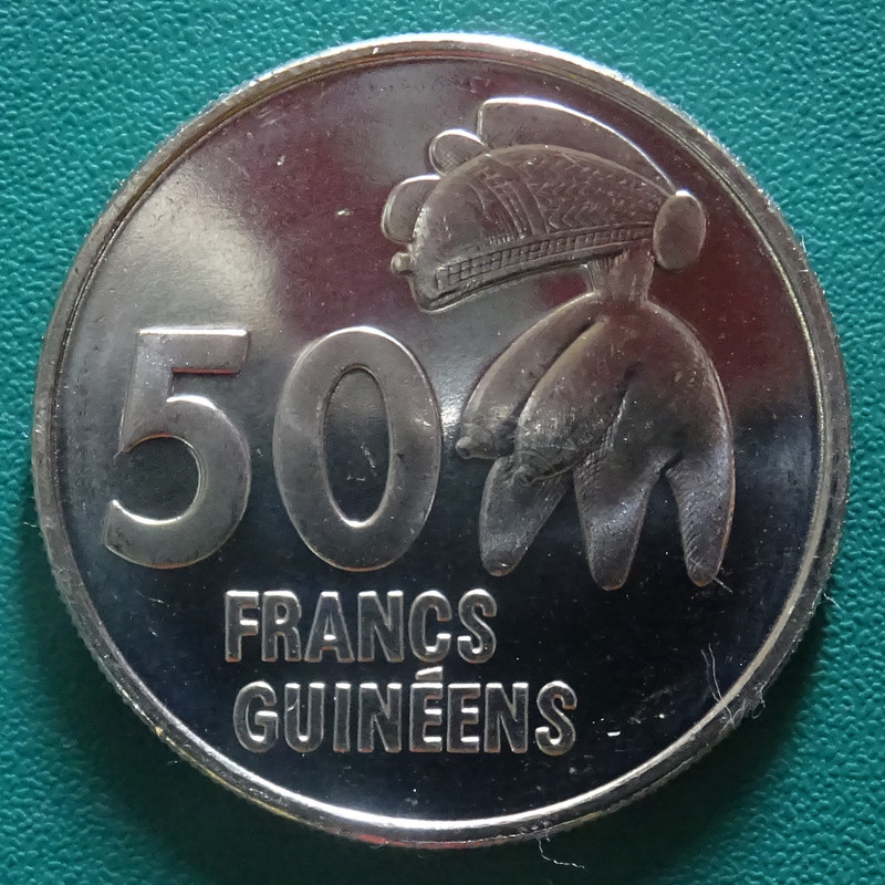 50 Francos guineanos. Guinea (1994) GUI-50-Francos-guineanos-1994-rev