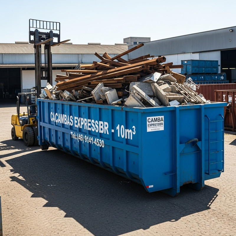 Caçamba 10m³