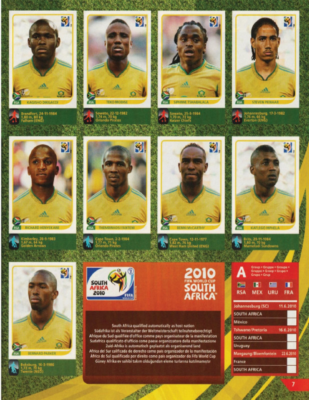 Album Panini Sudáfrica 2010-07