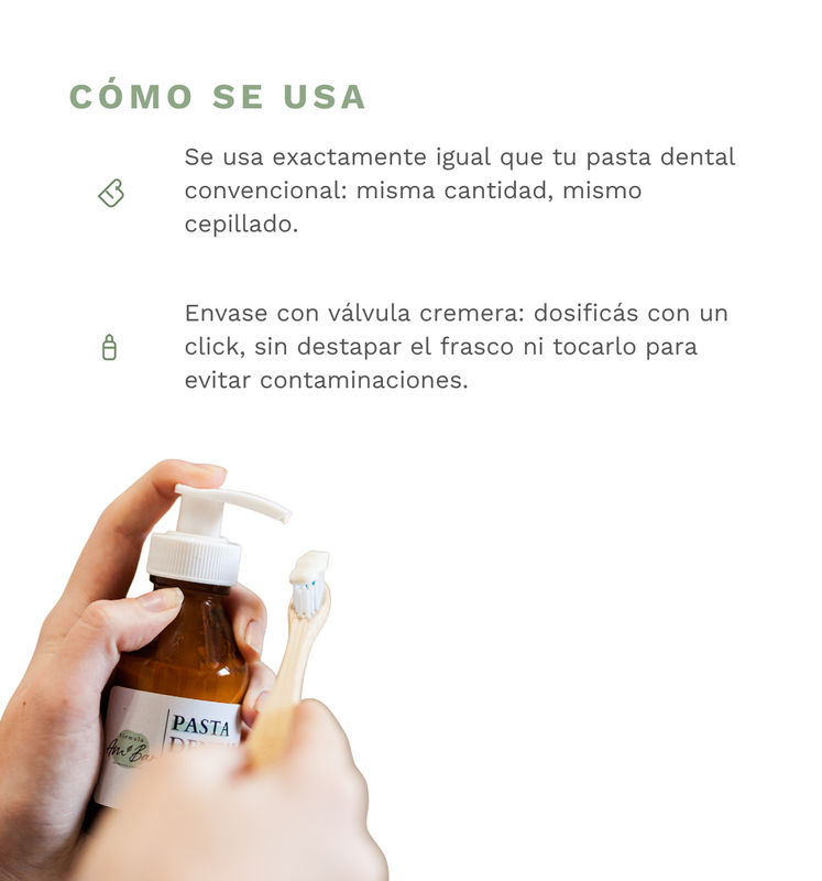 C&oacute;mo se usa &mdash; Pasta Dental Natural