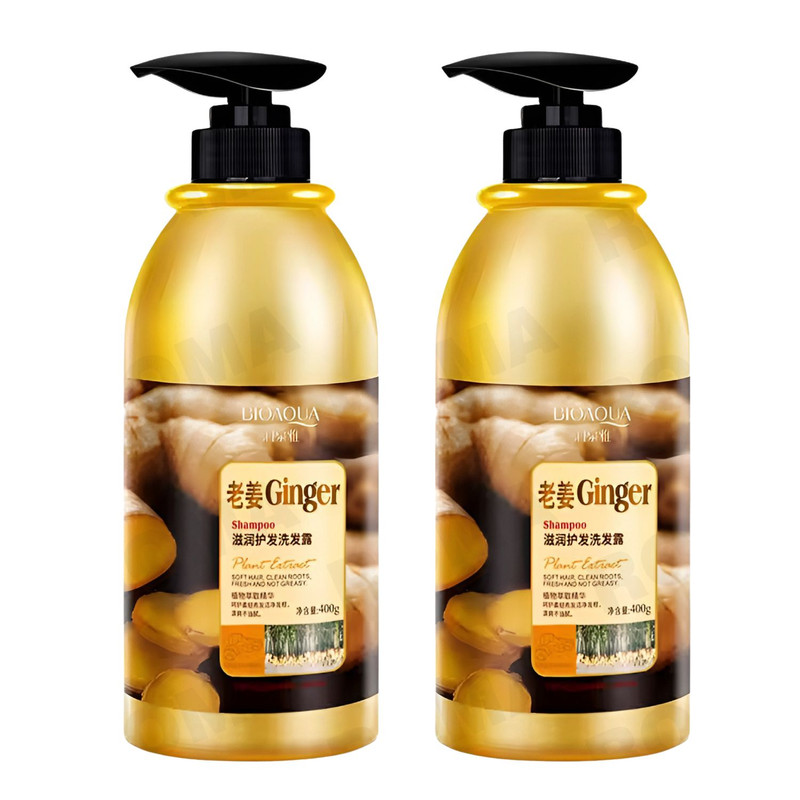 PACK 2 SHAMPOO DE JENGIBRE BIOAQUA 800ML