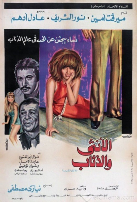 فيلم الأنثى والذئاب | نور الشريف | ميرفت أمين | عادل أدهم | 1975