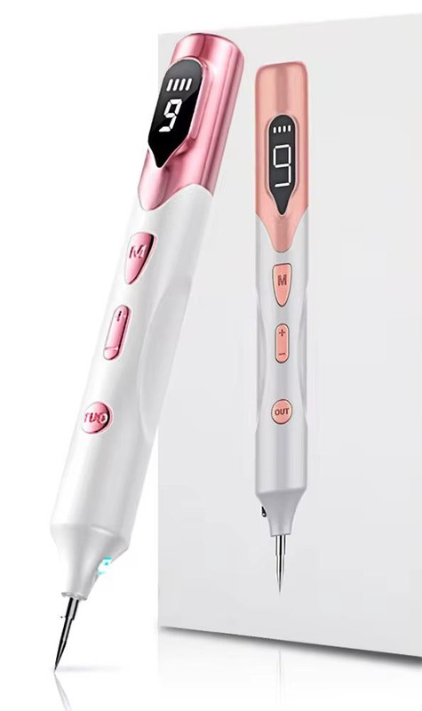 Supplier reference image for Professional 9-Level Skin Tag & Spot Remover Pen - USB Rechargeable - Pink