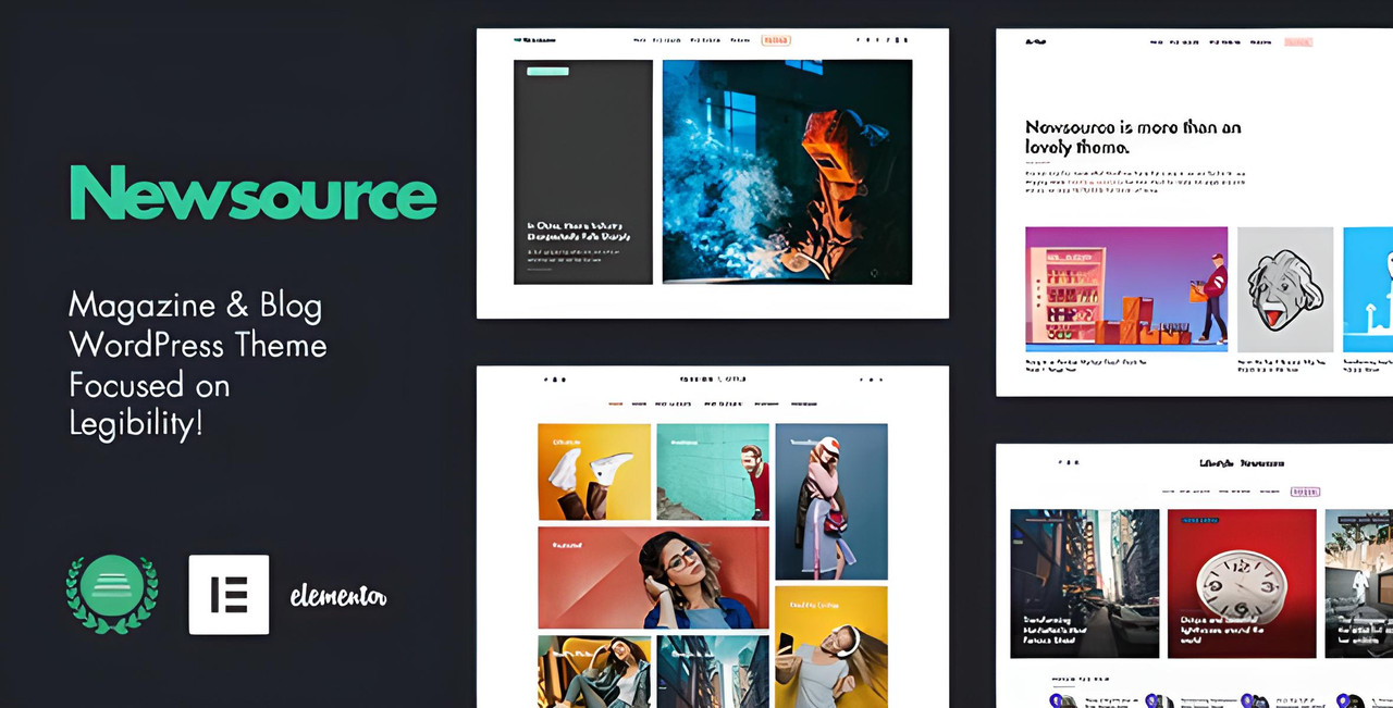 Newsource – Multi-Concept Blog Magazine WordPress Theme