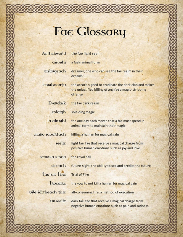 FAE-GLOSSARY