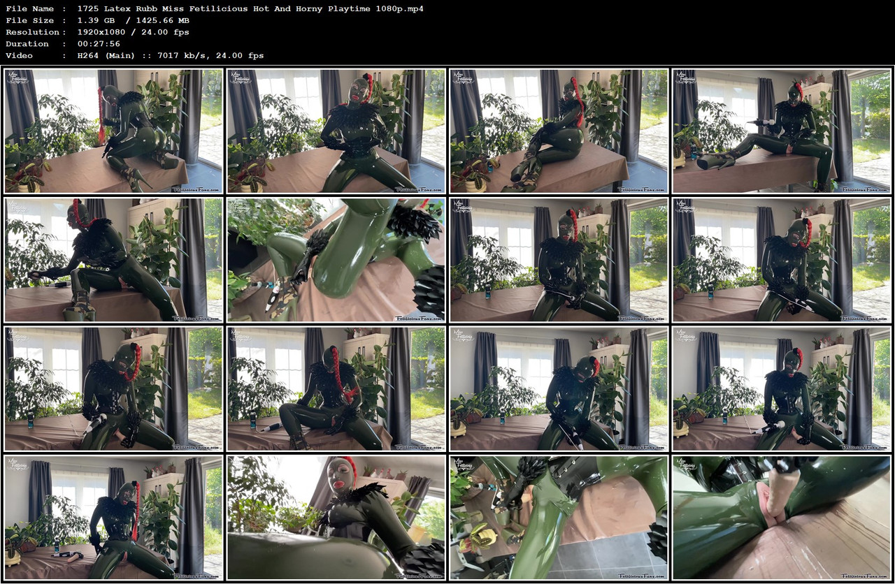 1725 Latex Rubb Miss Fetilicious Hot And Horny Playtime 1080p mp4