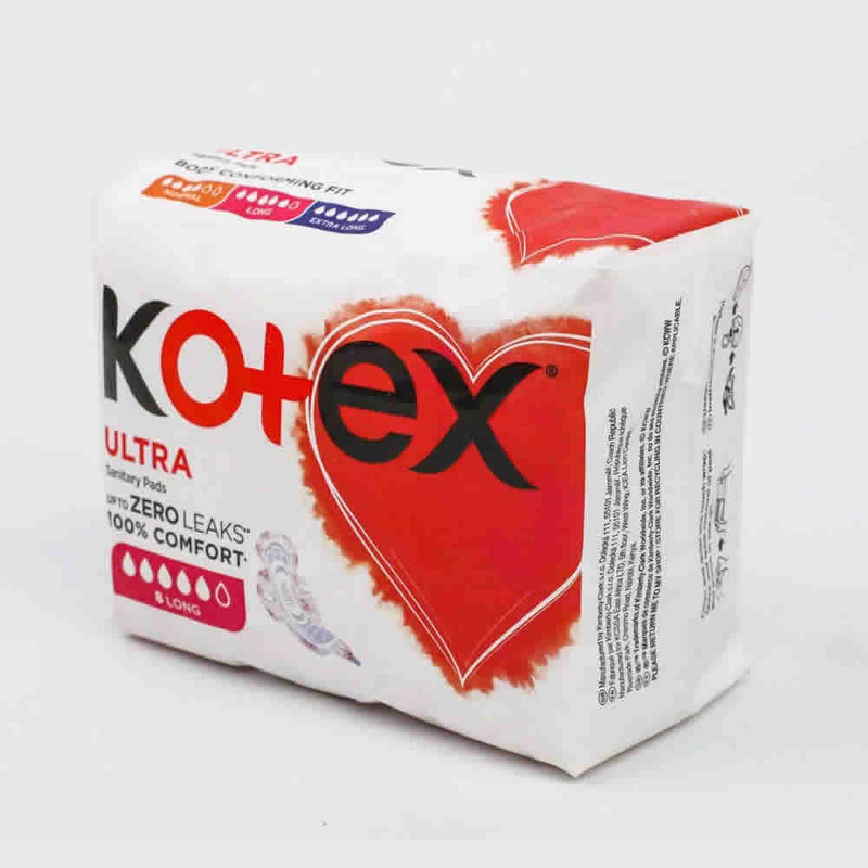 Kotex Ultra Sanitary Pads Wings Normal 8S