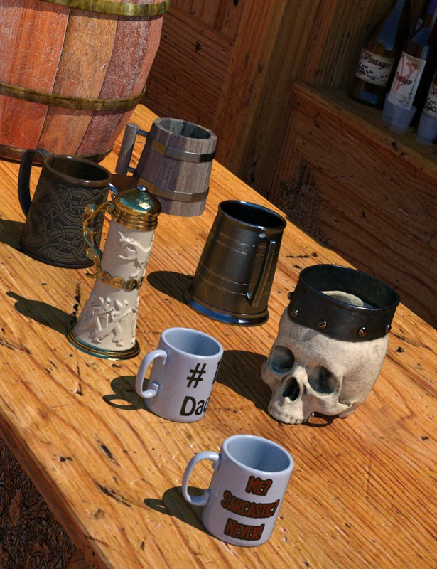 Mugs, Tankards, and Steins