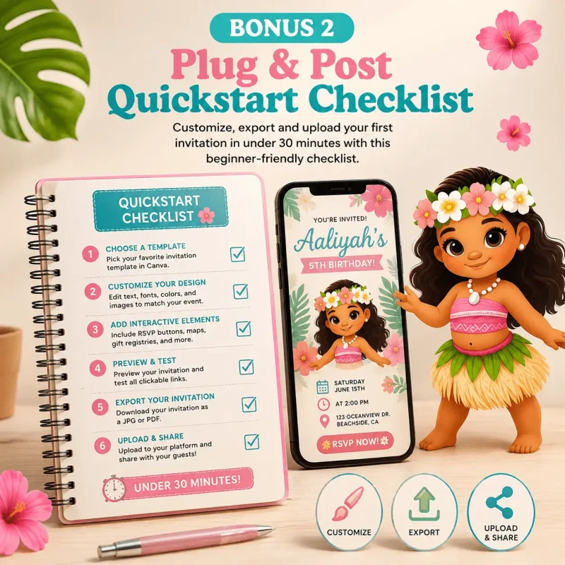 Plug & Post Quickstart Checklist
