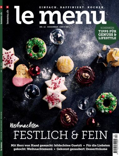 Cover: Le Menu Magazin No 12 Dezember 2022