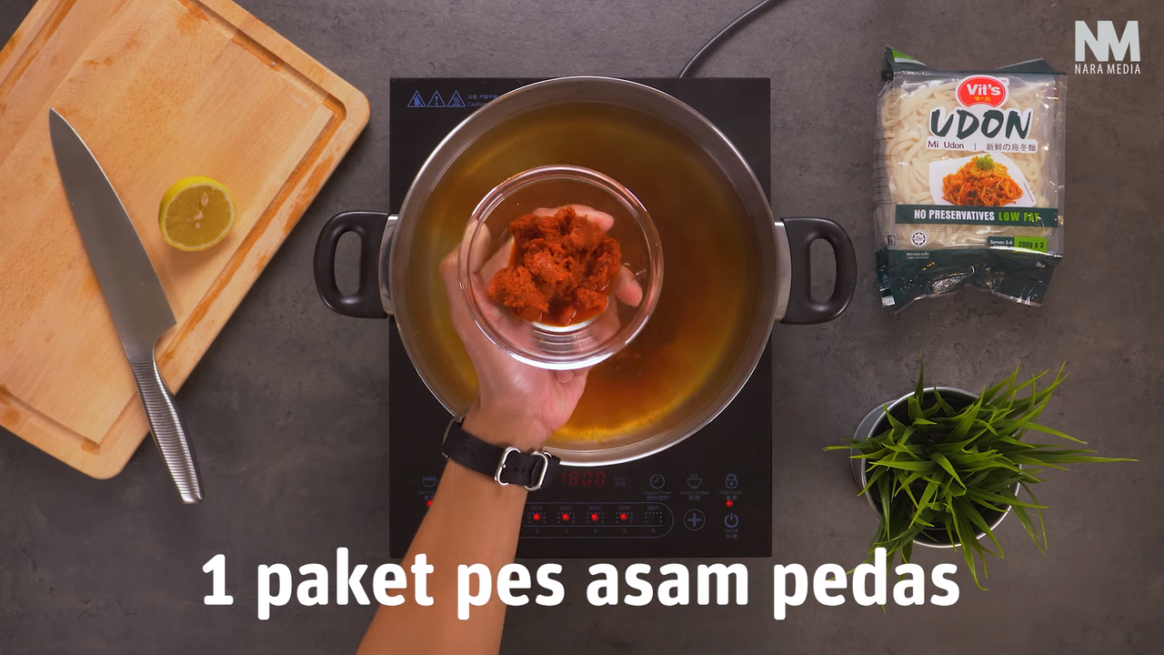 letakkan 1 pes asam pedas